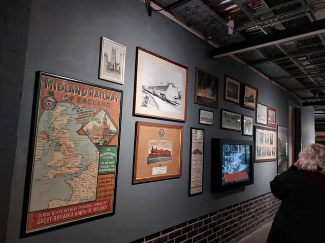 Historical artwork on the ground floor of Museum of Making pays homage to Derby's railway heritage