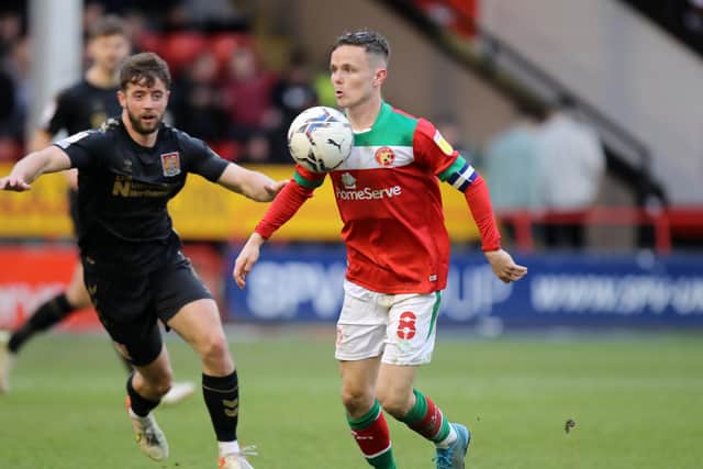 Liam Kinsella previously played for Swindon Town and Walsall