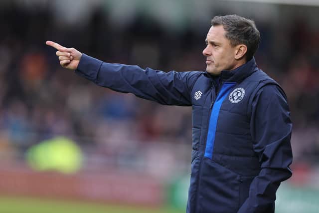 Shrewsbury Town manager Paul Hurst