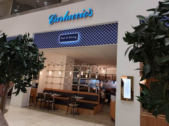 Carluccio's Derby in the Derbion shopping centre is a few minutes away from Derby Theatre, making it the perfect place to dine for a pre-theatre meal | Image Ria Ghei
