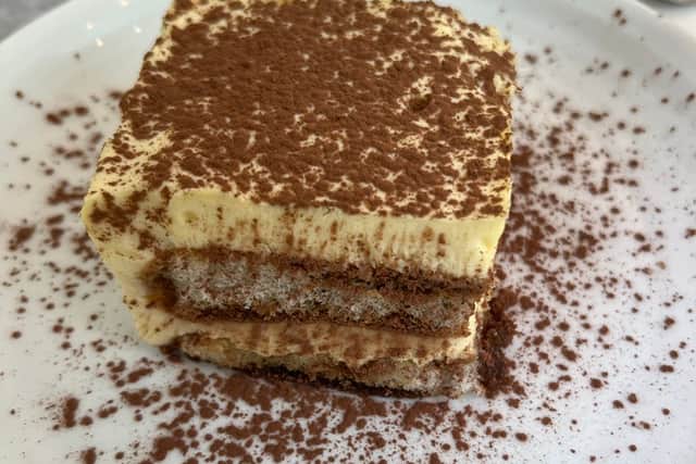 Tiramisu with creamy mascarpone, which felt as if it was lightly whipped, giving it a silky aerated mouth-feel was gorgeous to eat | Image Carluccio's