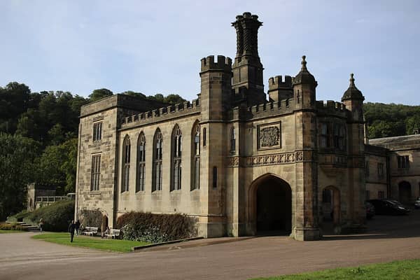 The impressive hall and park is hidden in the depths of the Peak District 