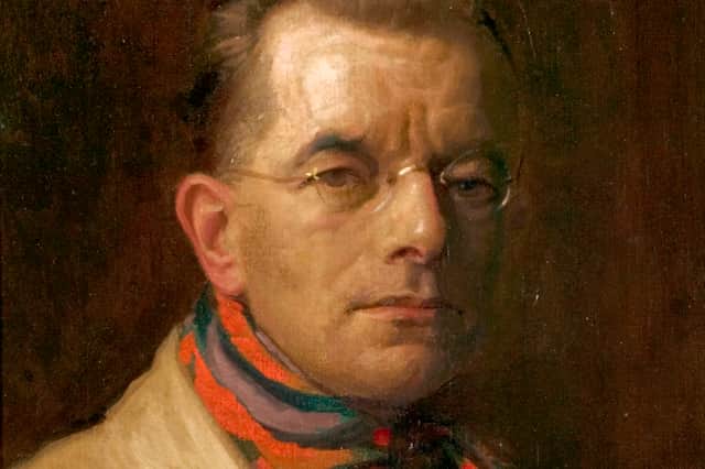 Ernest Townsend who usually painted self-portraits (as pictured here) and landscapes took on an extraordinary task during WW2