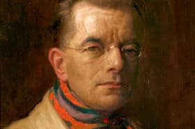 Ernest Townsend who usually painted self-portraits (as pictured here) and landscapes took on an extraordinary task during WW2 