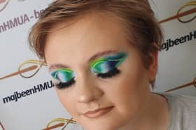 Creating new makeup looks whilst instilling clients with confidence is a fine art indeed - here is Majbeen Fatima's beautiful makeup for a recent client | Image Majbeen Fatima