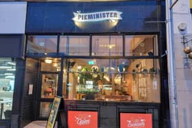 Pieminister Derby has a stunning bar towards the back of the restaurant | Image Ria Ghei