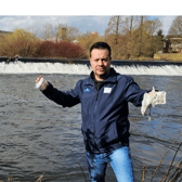One of co-founders of Think Ocean, Hugho Valdes-Vera, is keen to raise awareness of river plastic pollution | Image Think Ocean