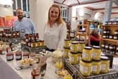 A range of tasty chutneys and preserves were on offer, so people could try before they buy
