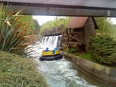 Down the rapids at Alton Towers 