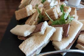 Sandwiches that were part of afternoon tea at Littleover Lodge lacked flavour | Image Ria Ghei