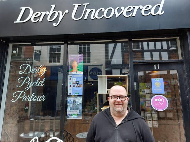 David Turner from Derby Uncovered is launching an educational fundraiser | Image Ria Ghei
