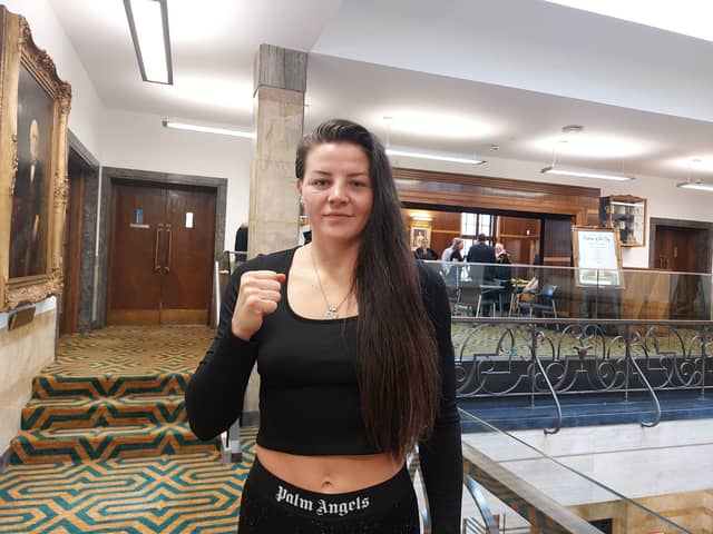 Boxing star Sandy Ryan is celebrating another win - this time outside the ring and in Derby City Council House | Image Ria Ghei