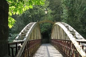 Jubilee Bridge, Lovers' Walk, Derbyshire 