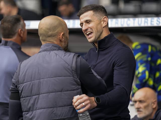 John Mousinho and Paul Warne shared a Pride Park point in September. Picture: Jason Brown/ProSportsImages