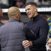 John Mousinho and Paul Warne shared a Pride Park point in September. Picture: Jason Brown/ProSportsImages