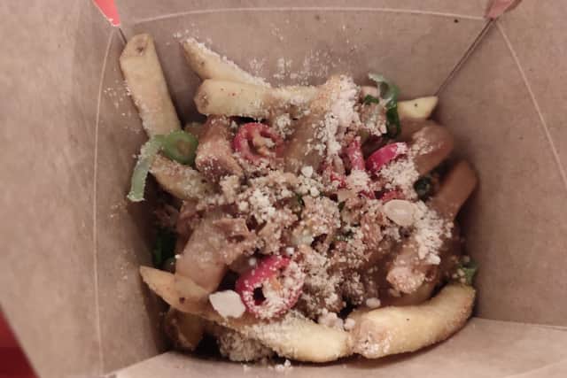 Katsu Loaded Fries came with a dollop of the city's best katsu curry sauce | Image Ria Ghei