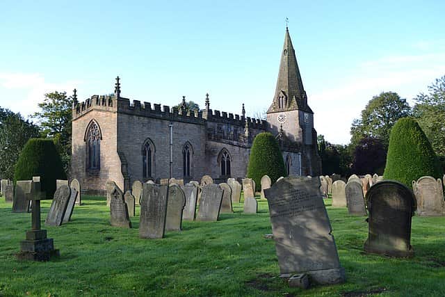 St Anne's Church in Baslow, Derbyshire