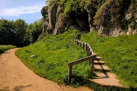 Pin Hole Cave at Creswell Crags less than an hour from Derby 