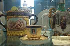 Derby Porcelain on display 