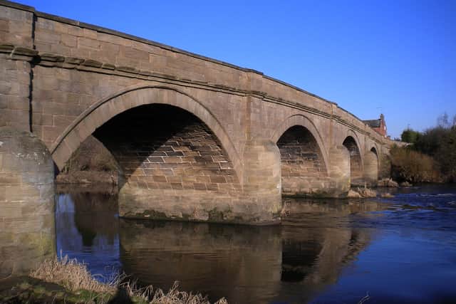 The bridge was the location of a battle during the English Civil War 