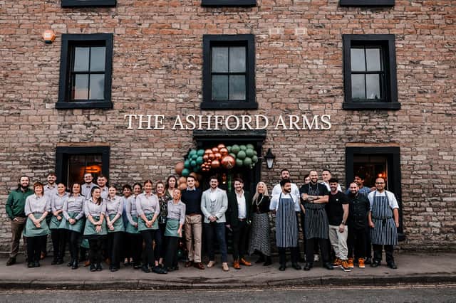 The team at the Ashford Arms 