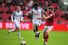 Jamal Lowe is likely to leave AFC Bournemouth in the summer. The 29-year-old has been linked with a return to Pompey. (Photo by Harry Trump/Getty Images)