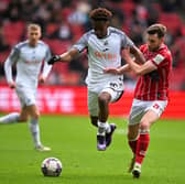 Jamal Lowe is likely to leave AFC Bournemouth in the summer. The 29-year-old has been linked with a return to Pompey. (Photo by Harry Trump/Getty Images)