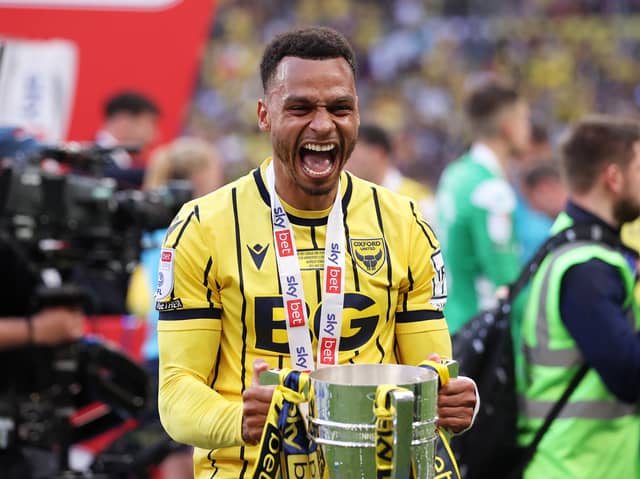 Josh Murphy was Oxford United's Wembley hero against Bolton on Sunday. Picture: Alex Pantling/Getty Images