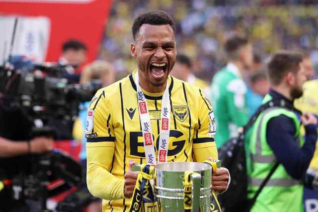 Josh Murphy was Oxford United's Wembley hero against Bolton on Sunday. Picture: Alex Pantling/Getty Images