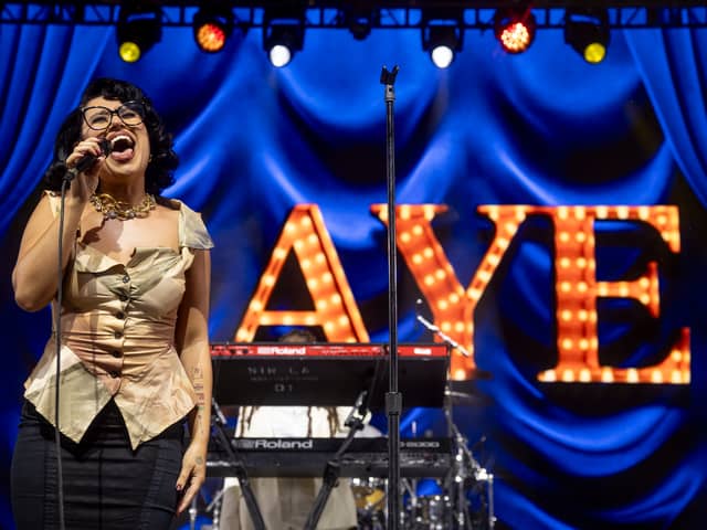 RAYE performing at Coachella 2024; the British record-maker is one of many big names set to visit Luton this weekend as part of Radio 1's Big Weekend event (Credit: Getty Images)