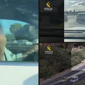 Brits rammed off Majorca motorway.