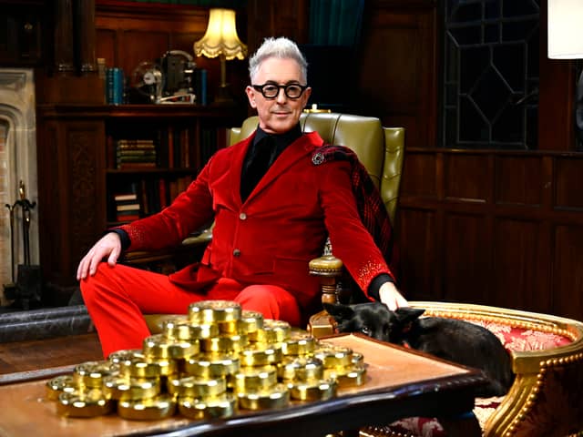 Lord Ivar Mountbatten will be joining  the third season of The Traitors US, which is presented by Alan Cumming (pictured here). Picture: BBC/Studio Lambert/Peacock/Euan Cherry