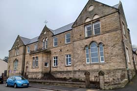 The imposing building will go under the hammer