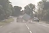 Aaron Drummond crashed into a car and bollard whilst driving dangerously in a white transit van when being chased by police. 