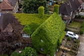 The extraordinary virginia creeper covered house in Bromley, South London which has become a local landmark with tourists stopping to take photos outside it. 