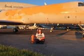 Just Stop Oil protesters have targeted multiple private jets at an airfield in Stansted after Taylor Swift landed her own private plane just hours before. (Credit: Just Stop Oil)