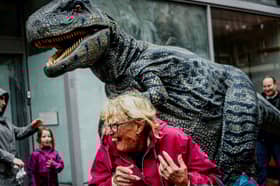 Jurassic Day Out is a free event set to thrill all ages. If you feel a tap on the shoulder, don't be alarmed, it could be a chatty T-Rex roaming the streets, looking for a friend.