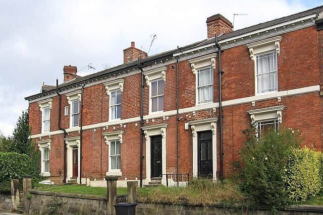 Townhouses on Duffield Road in Derby