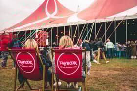 Derby Summer Sessions’ debut concert took place at Markeaton Park. A Big Top Tent made sure people were kept dry.