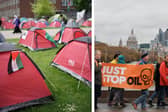 Anti-Gaza invasion camps and Just Stop Oil protests are two involving students which have hit headlines recently (Photo: National World/Getty)