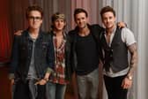 (L- R) Tom Fletcher, Dougie Poynter, Harry Judd and Danny Jones of McFly; the group are one of the three headline acts performing this weekend at Camp Bestival Dorset 2024. (Credit: Ian Gavan/Getty Images for Sony Pictures)