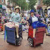 Granny Turismo are set to delight Derby people with their shopping trolley dance