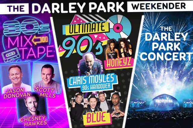 Jason Donovan is part of a starry line-up featuring 80s and 90s icons including Chesney Hawkes, Honeyz and more