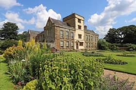 Canons Ashby is a striking Tudor manor overlooking pretty terraced gardens
