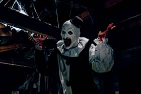 Art The Clown returns to UK cinemas this week, with the release of Terrifier 3 on October 11 2024.
