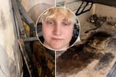 A desperate man claims a council is doing "nothing" after his mould-ridden flat left a relative hospitalised.