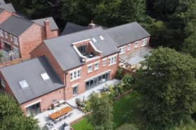 One of Derbyshire's fashionable properties has entered the market. Views across lush greenery, a striking exterior perfect for al fresco entertaining and more is what's on offer.