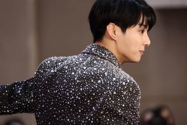 Jungkook of BTS performs on NBC's "Today" at Rockefeller Plaza on November 08, 2023 in New York City. (Photo by Michael Loccisano/Getty Images)