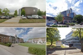 The East Midlands has some of the highest and lowest scoring universities in the new UK-wide league table (Image: National World/Google Maps)
