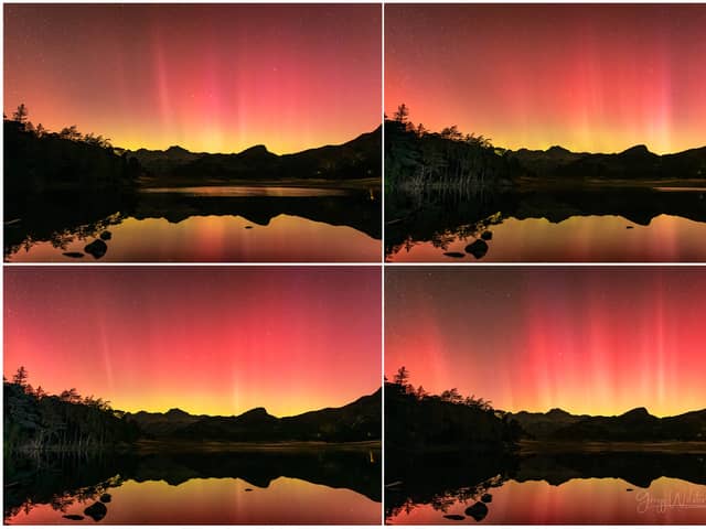 Northern Lights: Stunning timelapse video shows Aurora Borealis light up the Lake District. Credit: Gregg Wolstenholme Photography